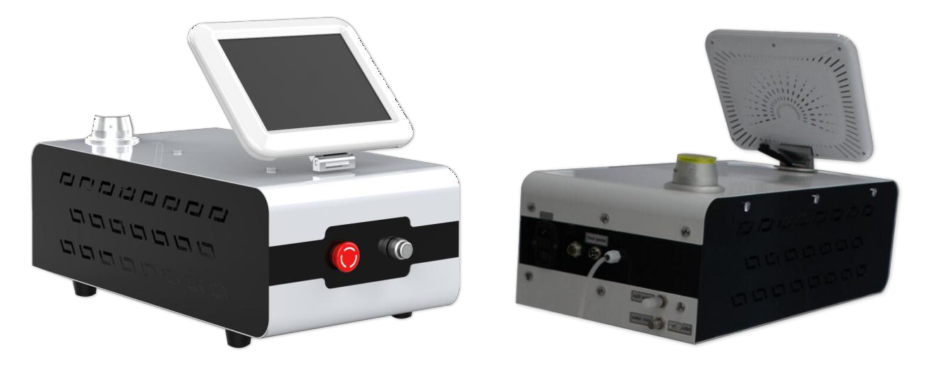 Touch screen fraction co2 laser / tube laser co2 60w / co2 medic laser tube