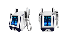 Portable two in one microvibration inner balls roller and emslim RF