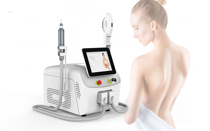 4 In1 808NM Hair Removal Diode Laser Tattoo Removal Q Switched Nd Yag Laser IPL 755 808 1064nm  Machine