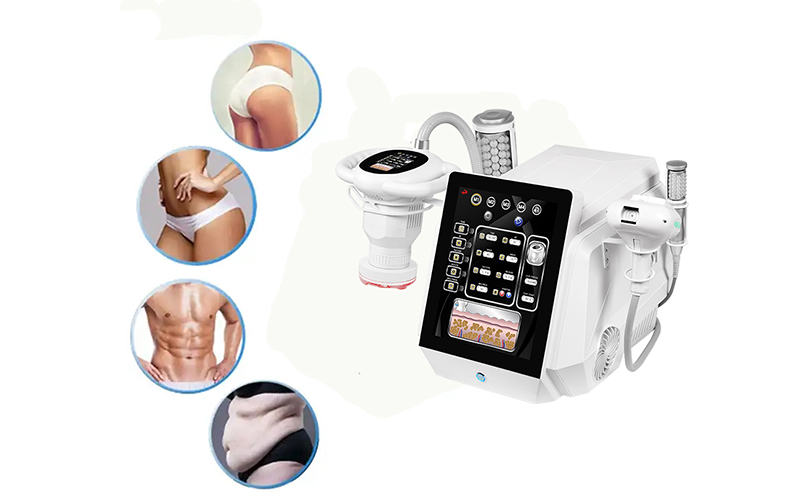 2023 New Arrival 4 In 1 Body Weight Loss Slimming Machine For Rotary Negative Pressure RF And Inner Ball Roller