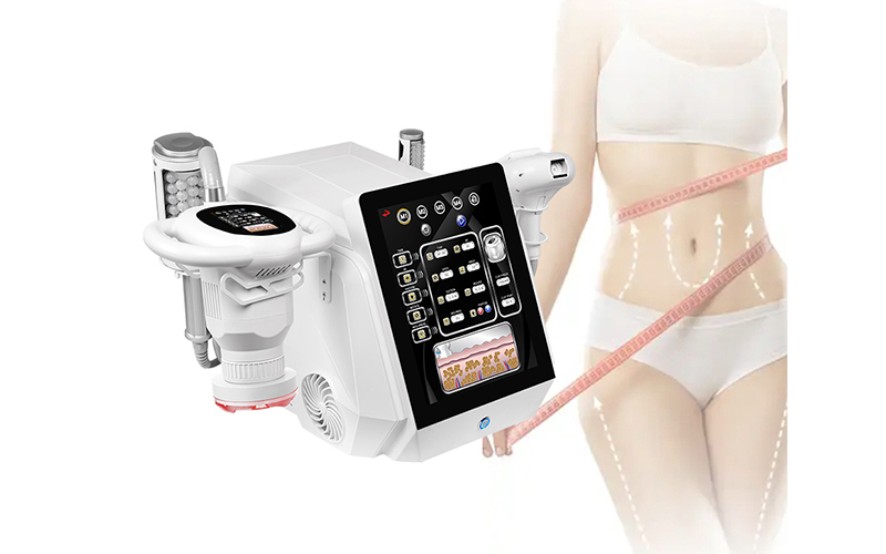 2023 New Arrival 4 In 1 Body Weight Loss Slimming Machine For Rotary Negative Pressure RF And Inner Ball Roller