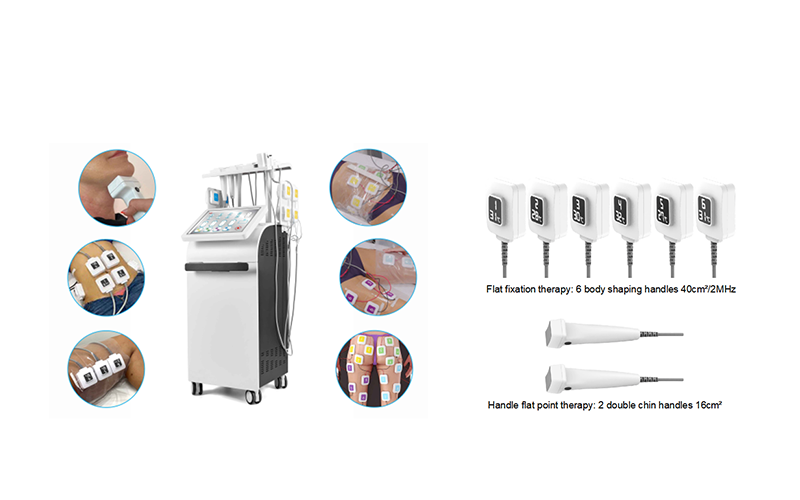 Vertical true ID+EMS body slimming machine