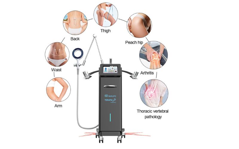 6D lipo laser and magneto therapy machine