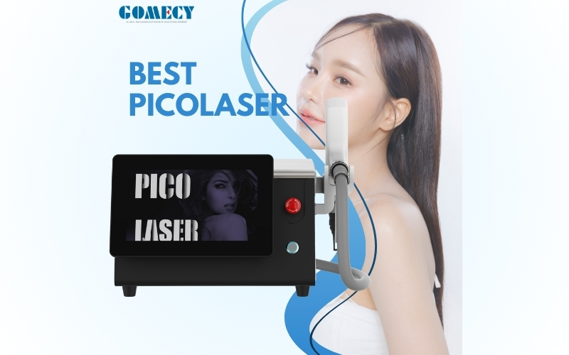 2025 Gomecy Pico Laser Air Cooling Q Switch Nd Yag Laser All Colors Tattoo Removal Machine