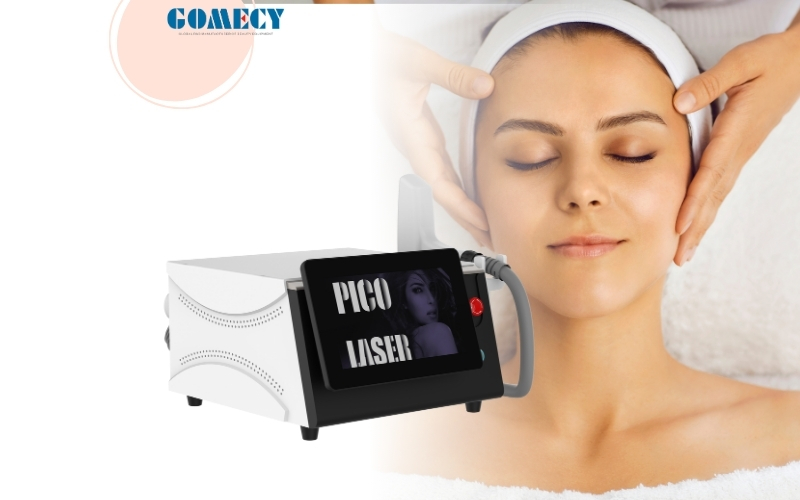 2025 Gomecy Pico Laser Air Cooling Q Switch Nd Yag Laser All Colors Tattoo Removal Machine